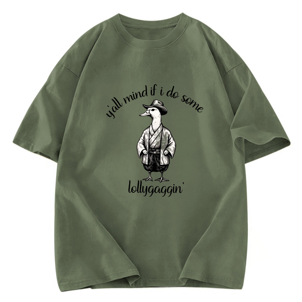 Tokyosol Stupid Samurai Goose Washed T-Shirt
