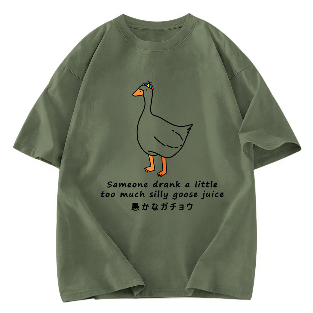Tokyosol Drink More Silly Goose Juice Washed T-Shirt