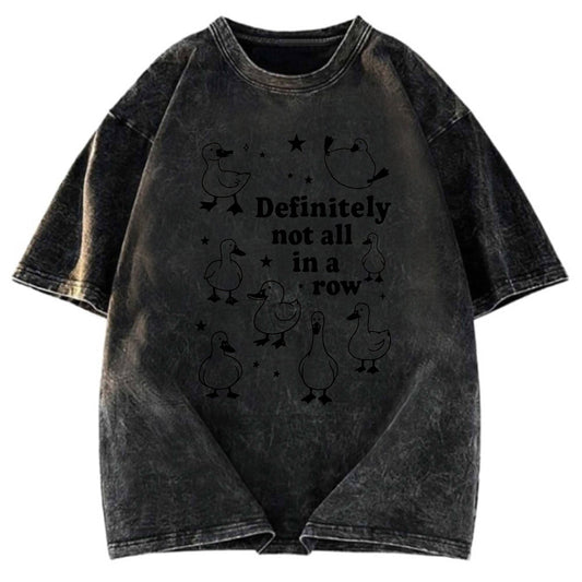 Tokyosol Various Kinds Of Geese Washed T-Shirt