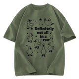 Tokyosol Various Kinds Of Geese Washed T-Shirt