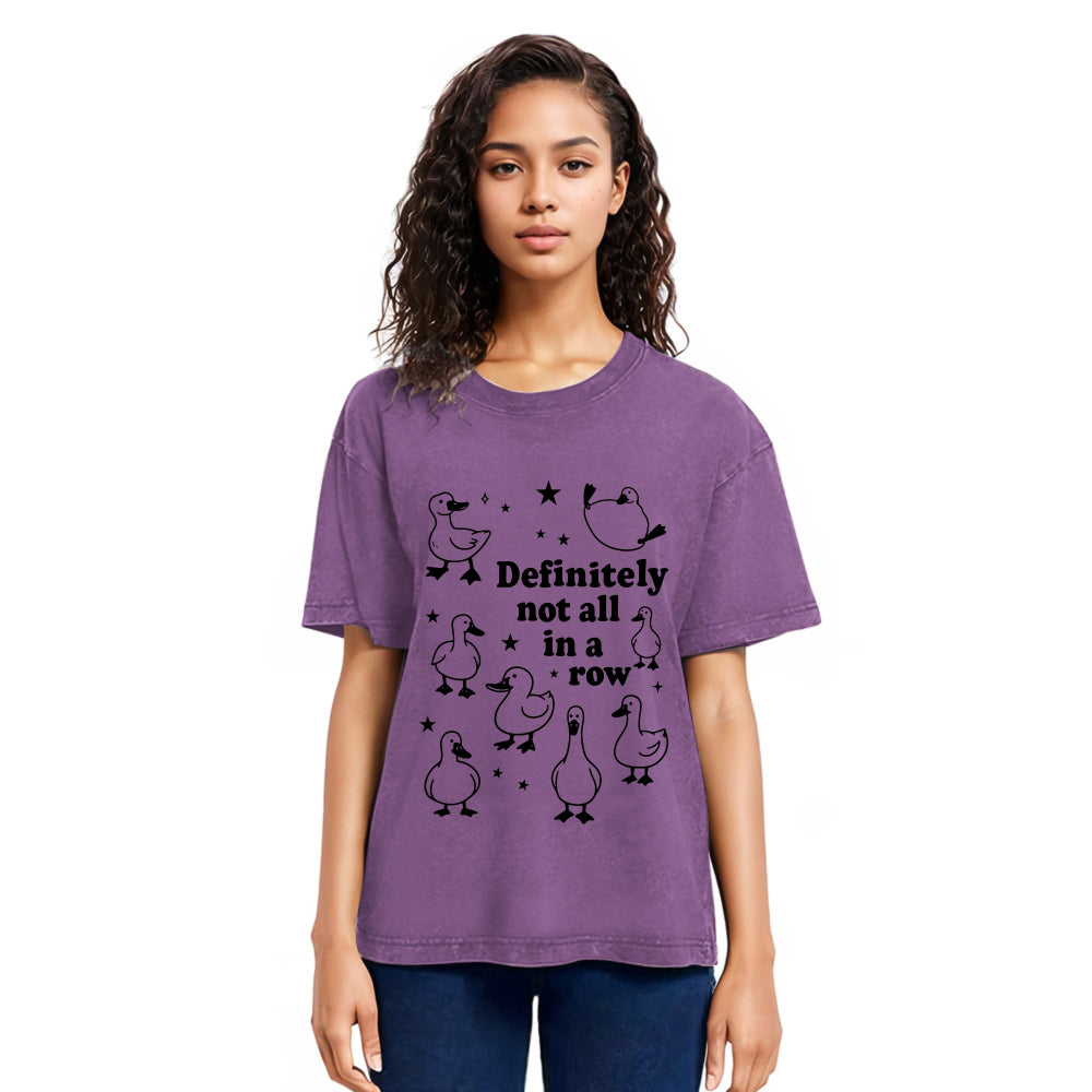 Tokyosol Various Kinds Of Geese Washed T-Shirt