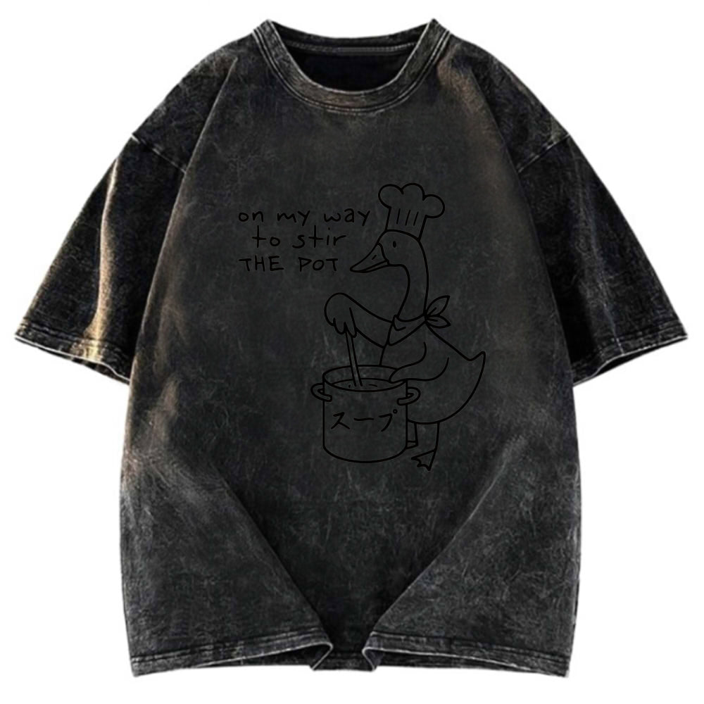 Tokyosol Goose Chef Washed T-Shirt