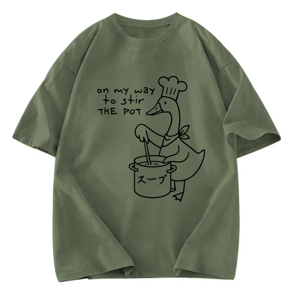 Tokyosol Goose Chef Washed T-Shirt