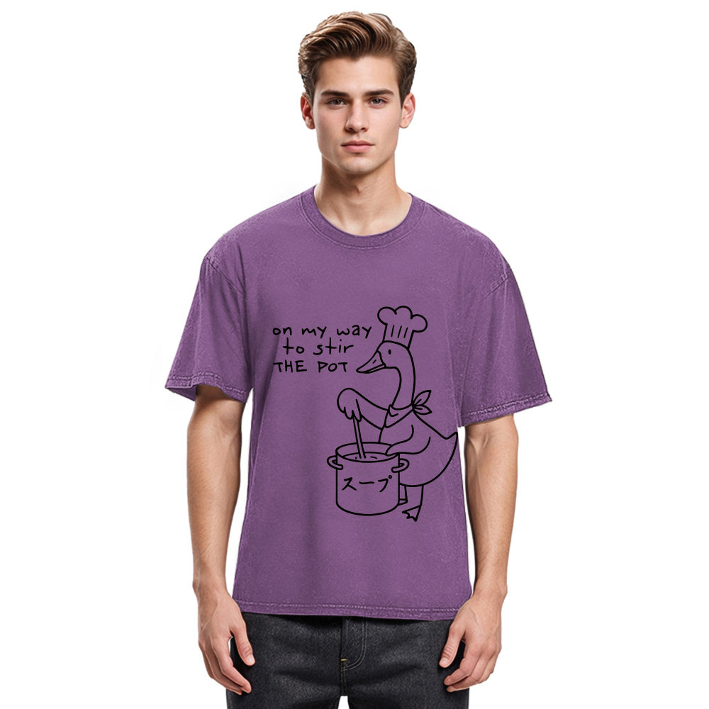 Tokyosol Goose Chef Washed T-Shirt