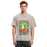 Tokyosol Stupid Goose Eating Pasta Washed T-Shirt