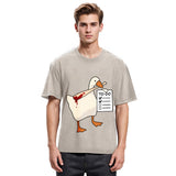 Tokyosol Task Slayer Goose Funny Washed T-Shirt
