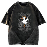 Tokyosol Born For Picnics Funny Washed T-Shirt