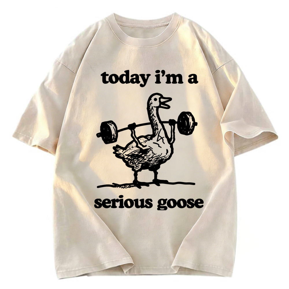 Tokyosol Fitness Goose Washed T-Shirt