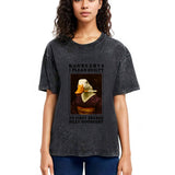Tokyosol Silly Goose Smoking Funny Washed T-Shirt