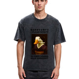 Tokyosol Silly Goose Smoking Funny Washed T-Shirt