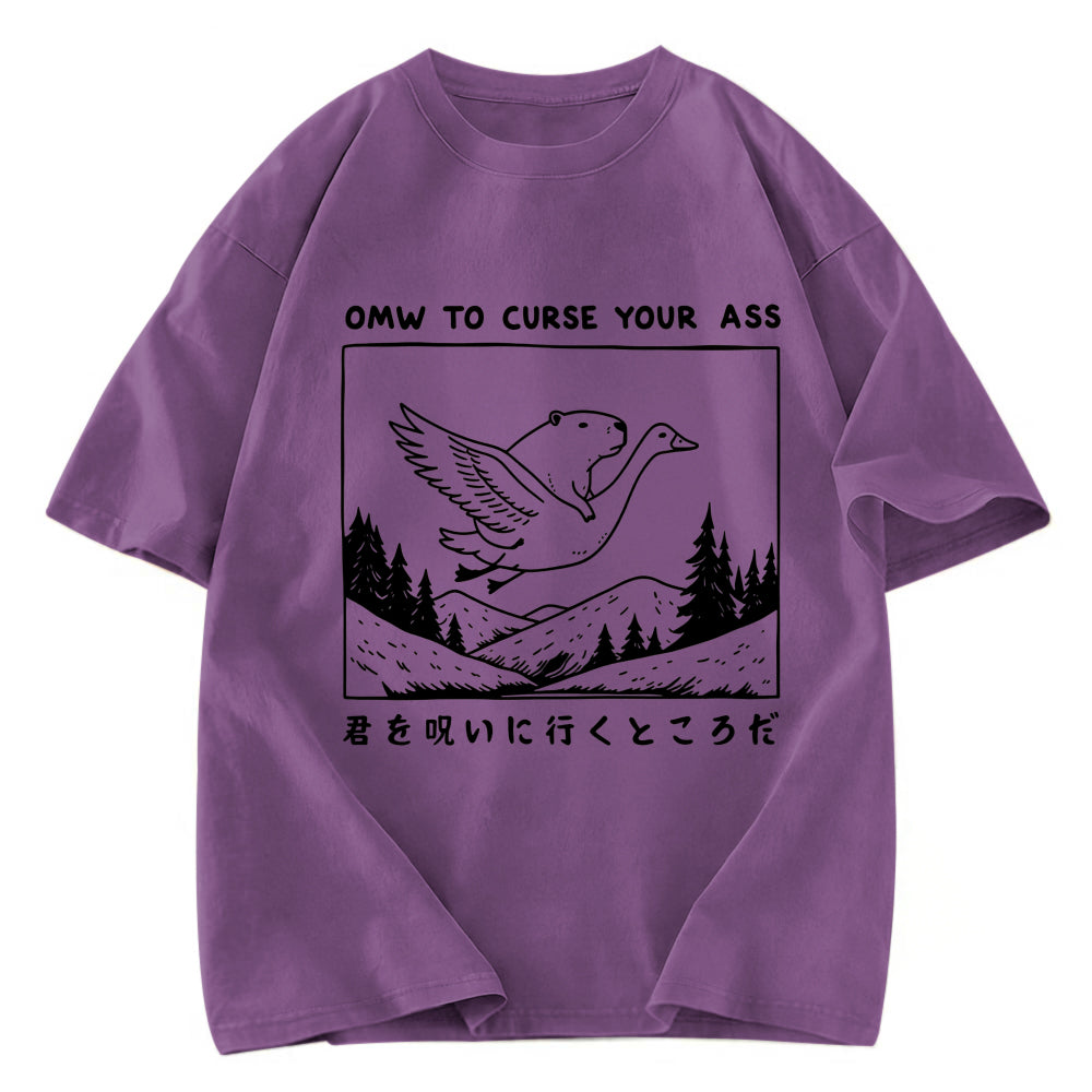 Tokyosol I'm On My Way To Curse You Washed T-Shirt