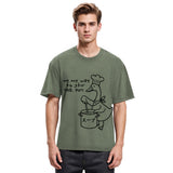 Tokyosol Funny Goose Game Washed T-Shirt