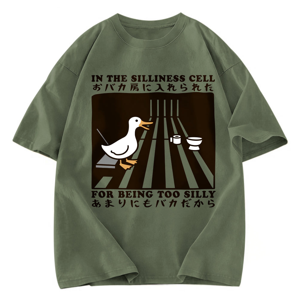 Tokyosol Raccoon Riding A Goose Washed T-Shirt