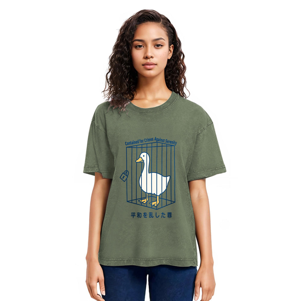 Tokyosol More Pasta Less Drama Washed T-Shirt