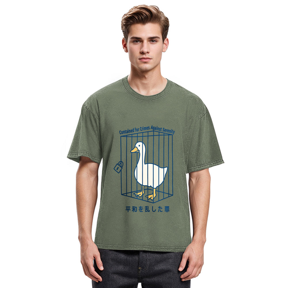 Tokyosol More Pasta Less Drama Washed T-Shirt