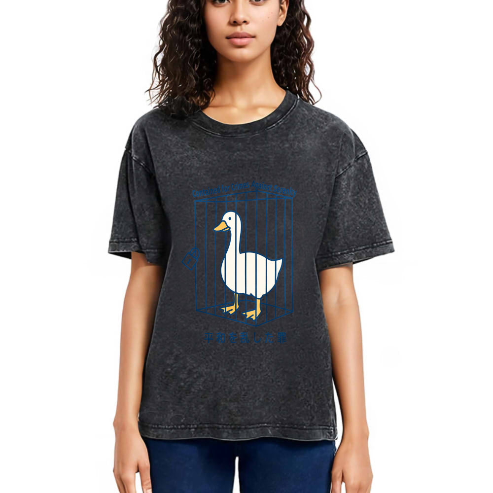 Tokyosol More Pasta Less Drama Washed T-Shirt