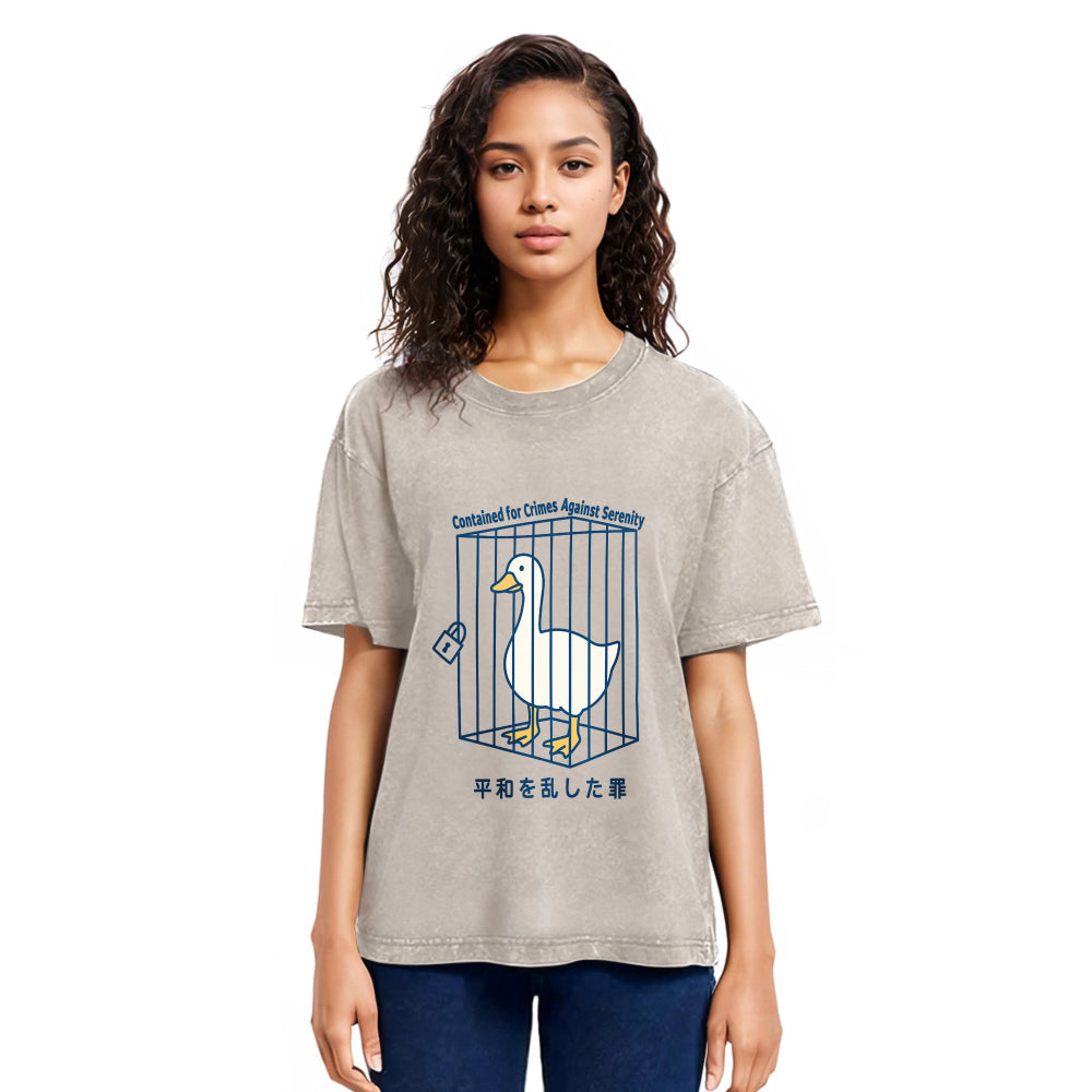Tokyosol More Pasta Less Drama Washed T-Shirt