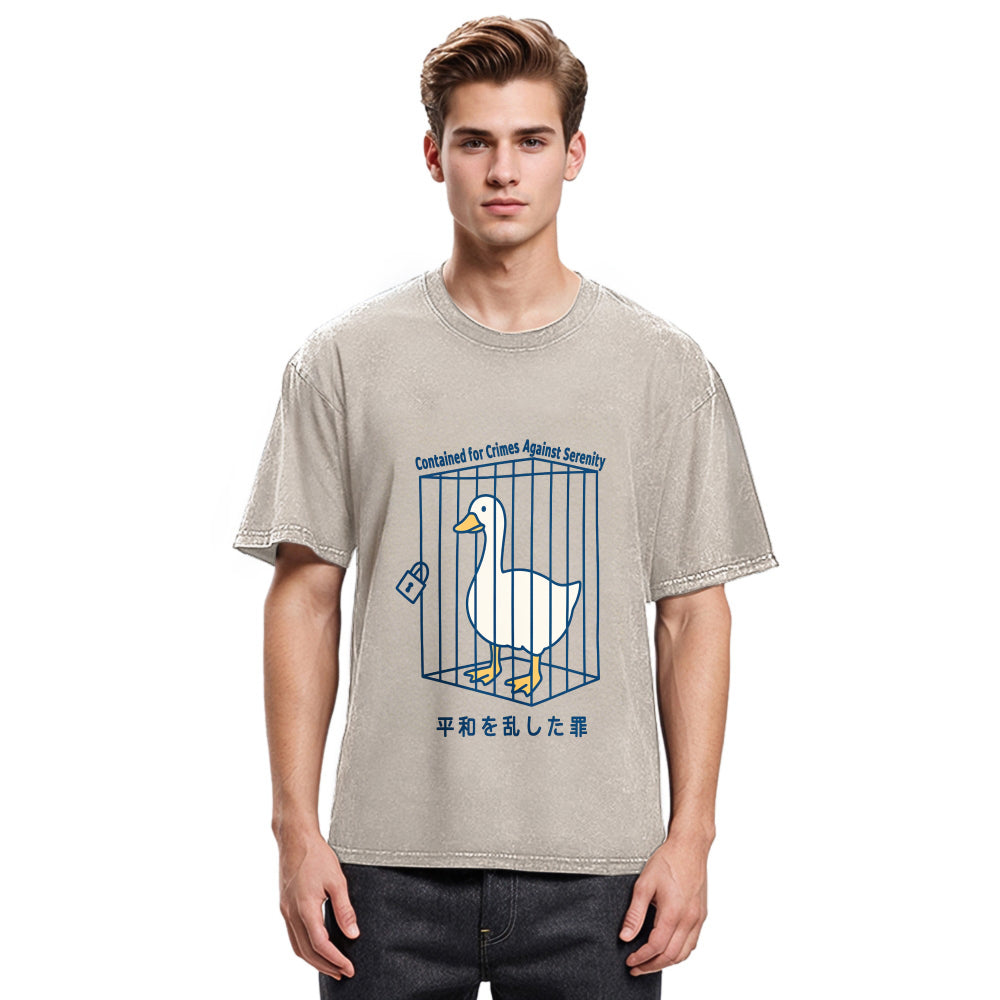 Tokyosol More Pasta Less Drama Washed T-Shirt