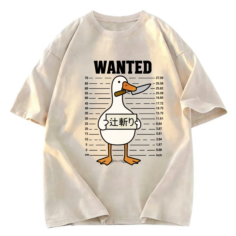 Tokyosol Halloween Goose Washed T-Shirt