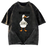 Tokyosol Halloween Goose Washed T-Shirt