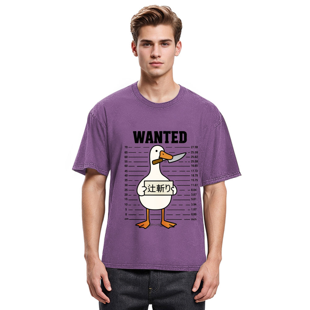 Tokyosol Halloween Goose Washed T-Shirt