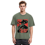 Tokyosol Smoking Skeleton Washed T-Shirt