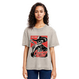 Tokyosol Smoking Skeleton Washed T-Shirt