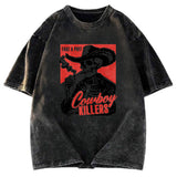 Tokyosol Smoking Skeleton Washed T-Shirt