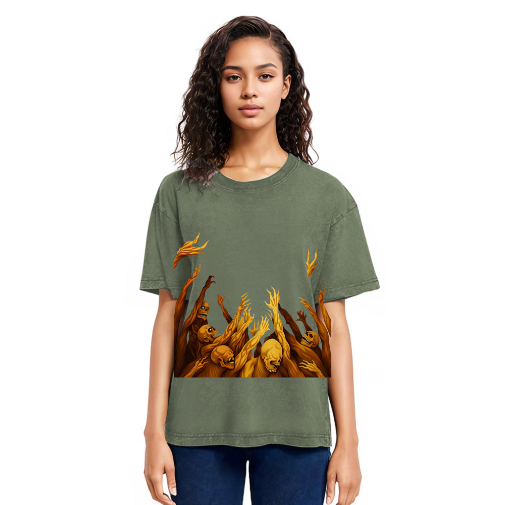 Tokyosol Redemption Of The Skull Graphic Print T-shirt