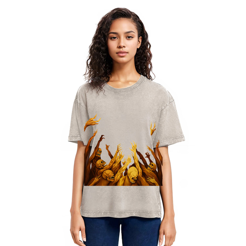 Tokyosol Redemption Of The Skull Graphic Print T-shirt