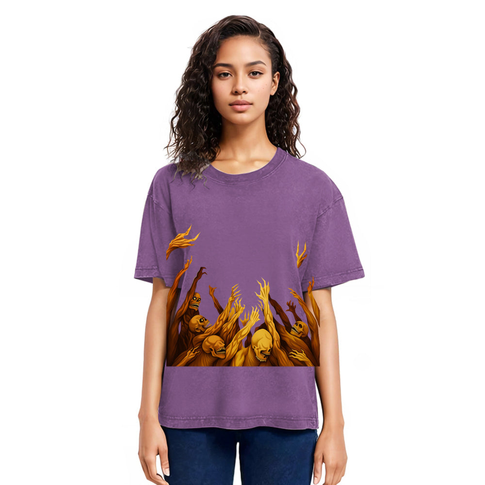 Tokyosol Redemption Of The Skull Graphic Print T-shirt