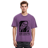 Tokyosol Stay Positive Skeleton Washed T-shirt