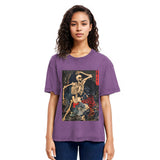 Tokyosol Japanese Horror Skeleton Washed T-shirt