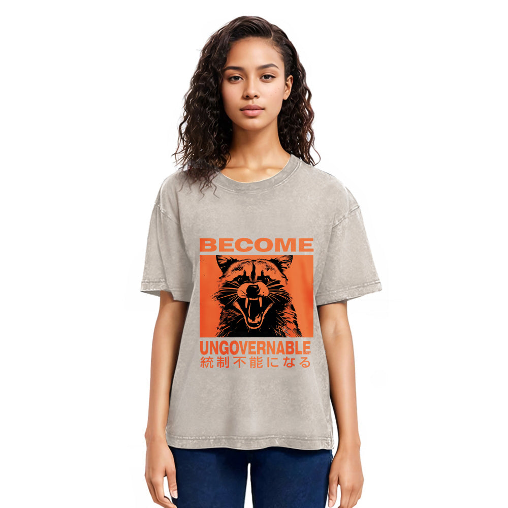 Tokyosol Ungovernable Raccoon Classic T Shirt