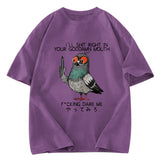 Tokyosol Angry Pigeon Washed T Shirt
