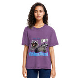 Tokyosol Fun Raccoon Meme Washed T Shirt