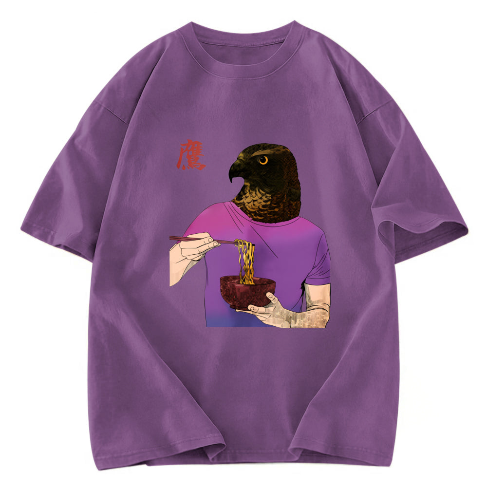 Tokyosol Eagle Eating Ramen Washed T Shirt