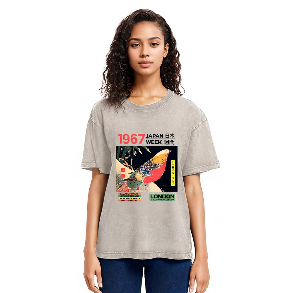 Tokyosol Art Studio Exhibition Japanese Washed T Shirt