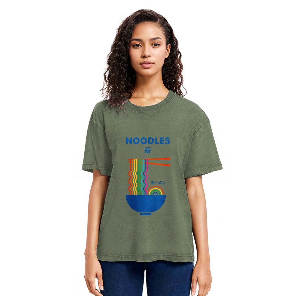 Tokyosol Rainbow Ramen Washed T Shirt