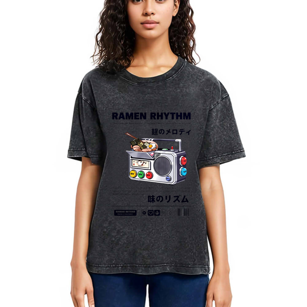 Tokyosol Ramen Rhythm Fleece Lined T Shirt
