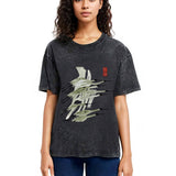 Tokyosol Flock Of Cranes In Flight Washed T Shirt
