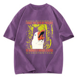 Tokyosol The Harbinger Of Awkward Situations Goose Washed T Shirt