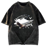 Tokyosol Eagle And Drone Washed T Shirt