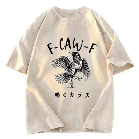 Tokyosol Funny Crow Washed T Shirt