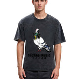 Tokyosol Techno Music Washed T Shirt