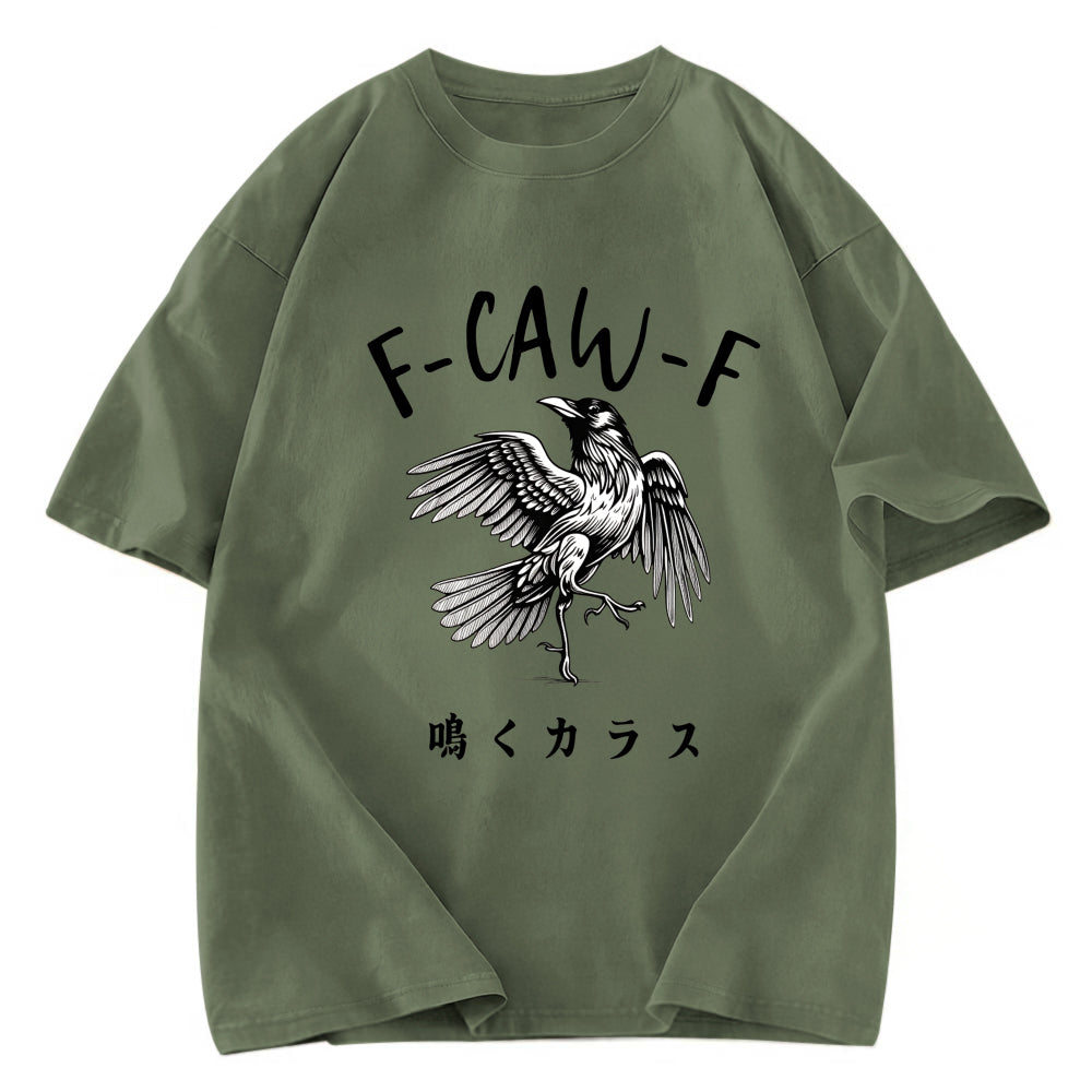 Tokyosol Funny Crow Washed T Shirt