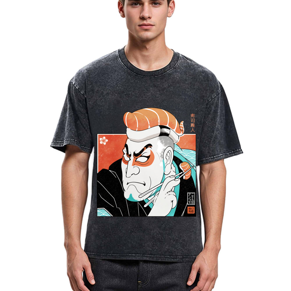 Tokyosol Sushi Chef Washed T Shirt