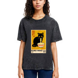 Tokyosol Kuro Neko Ramen Washed T-Shirt