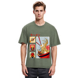 Tokyosol Making Ramen Steps To Cats Washed T-Shirt