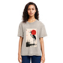 Tokyosol Japanese Crane Washed T Shirt